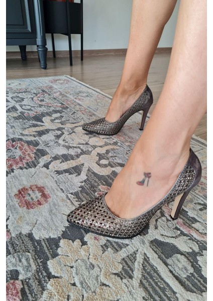 135 5399 Topukla Kadın Taşlı Ince Topuklu Stiletto Abiye Ayakkabı fiyatları