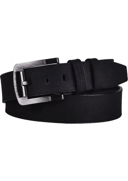 Deri Erkek Siyah Deri KEMER-10619