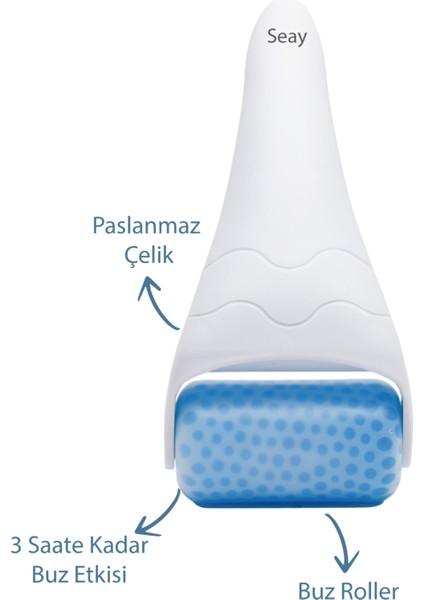 Ice Buz Silindiri Yüz ve Vücut Masaj Aleti Derma Masaj ve Cilt Soğutma Terapi Etkili modelleri