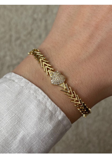 Kalpli Kılçık Çelik Bileklik