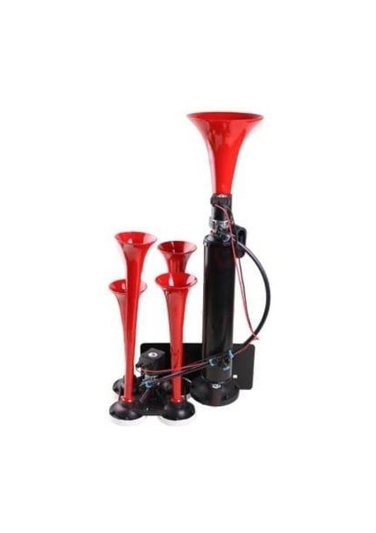 5 Borulu Cok Seslı Yankılı Korna 12V