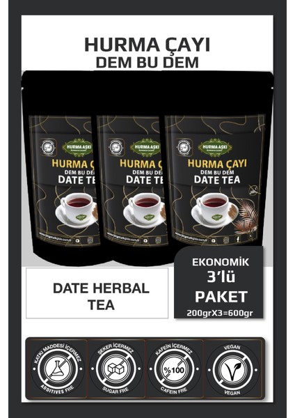 Hurma Çayı Dem Bu Dem 200 gr x 3