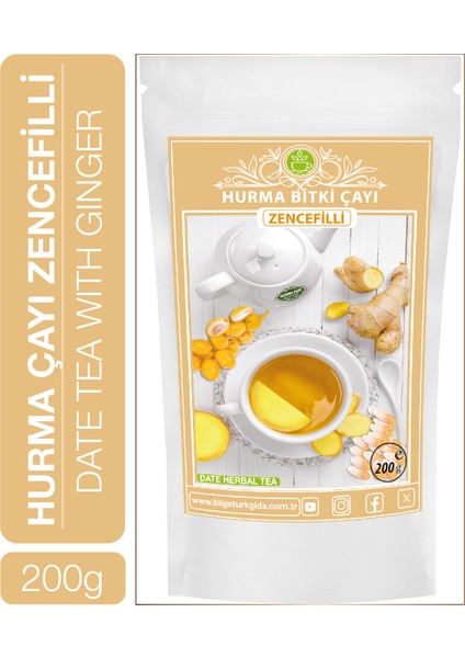 Hurma Çayı Zencefilli 200 gr