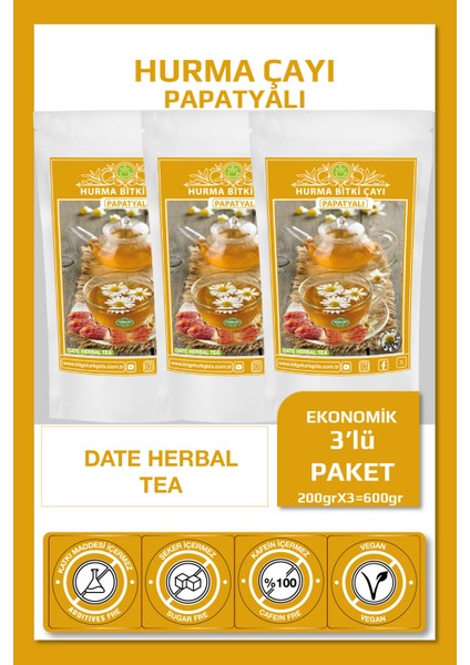 Hurma Çayı Papatyalı 200 gr x 3