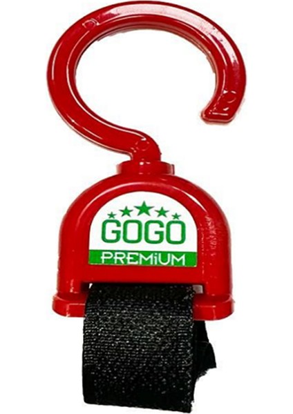 Kask ve Poşet Askı Aparatı Kırmızı Universal