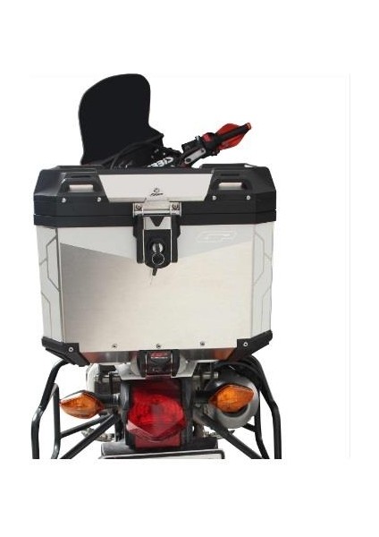 Alüminyum Motosiklet Arka Çanta 37 Lt Gri fiyatları