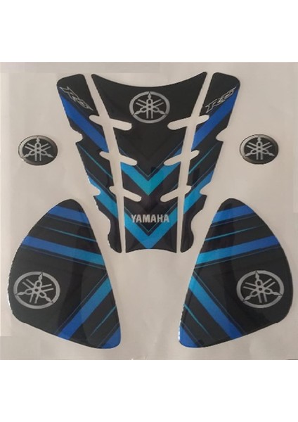 Tank Pad Mavi-Siyah Yamaha R25 2014-2018
