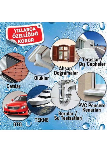 Leak Fix Su Geçirmez Sızdırmaz Sızıntı Önleyici Kauçuk Kaplama Izolasyon Şeffaf Sprey 396 gr
