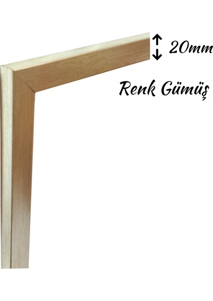 50CM X70CM Ölçü Boş Çerçeve -Poster Fotoğraf Resim Çerçevesi Ön Yüzey Antireflektif