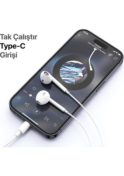 Oneplus 11 / 12 Kulaklık Mikrofonlu Type C / Tak Çalıştır