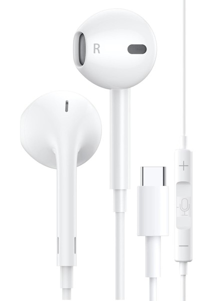 Huawei P60 / P60 Pro Kulaklık Mikrofonlu Type C / Tak Çalıştır