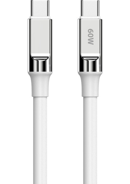 Apple iPhone 15 Şarj Kablosu Type C 3.4A Hızlı Şarj - SC66T-BEYAZ