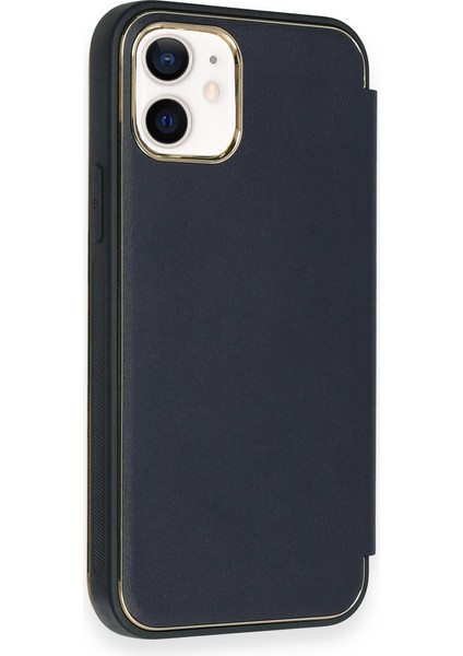 Apple iPhone 12 Kılıf Kapaklı 360 Kılıf Zipax-Azn-Dolpin