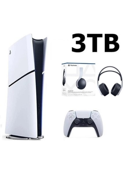 Playstation 5 Slim Dijital 3tb+3d Plus Kulaklık