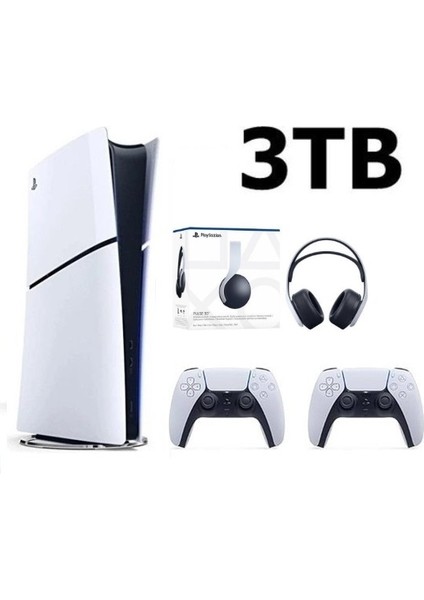 Playstation 5 Slim Dijital Edition 3 Tb +2.dualsense+3d Plus Kulaklık