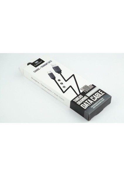 Ec-0001C Type-C Usb Şarj Ve Data Kablosu Siyah