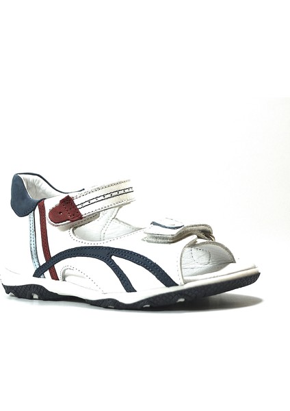 2001 Hakiki Deri Beyaz & Gri Ortopedik Erkek Bebek Sandalet fiyatları