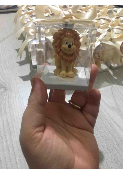 Aslan Mum 15ADET,DOĞUM Günü Hediyesi, Bebek Mevludu, Sünnet Hatırası, Babyshower,diş Partisi,yenidoğan Hediyelik Mum