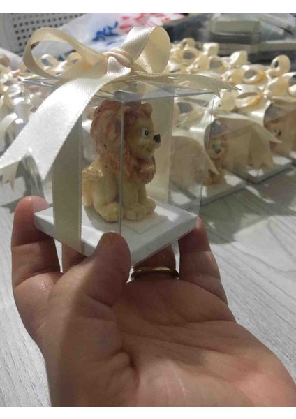 Aslan Mum 15ADET,DOĞUM Günü Hediyesi, Bebek Mevludu, Sünnet Hatırası, Babyshower,diş Partisi,yenidoğan Hediyelik Mum