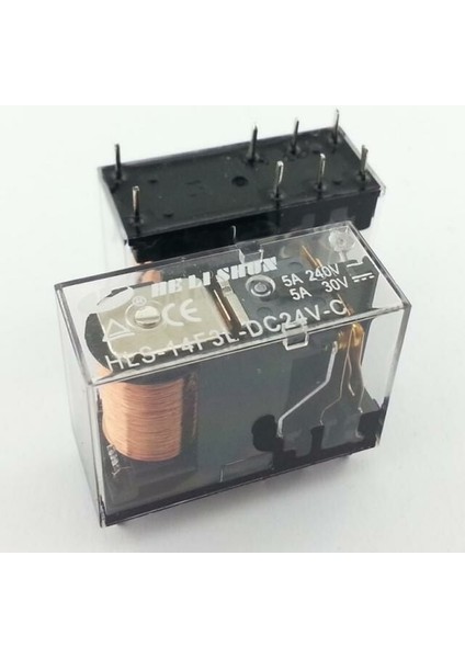 Role 24 V 5 Amper 8 Ayak HLS-14F3L-DC24V-C