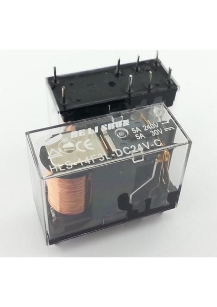 Role 24 V 5 Amper 8 Ayak HLS-14F3L-DC24V-C