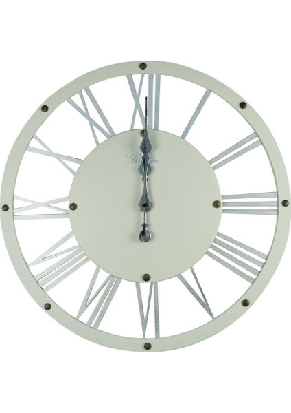 2678 WS2 Ultima Ferforje Duvar Saati Salon Tipi Büyük Çap 56Cm