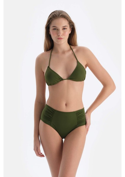 Haki Yanı Drapeli Yüksel Bel Alt fırsatları