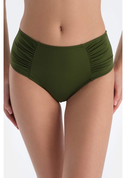 Haki Yanı Drapeli Yüksel Bel Alt indirimleri