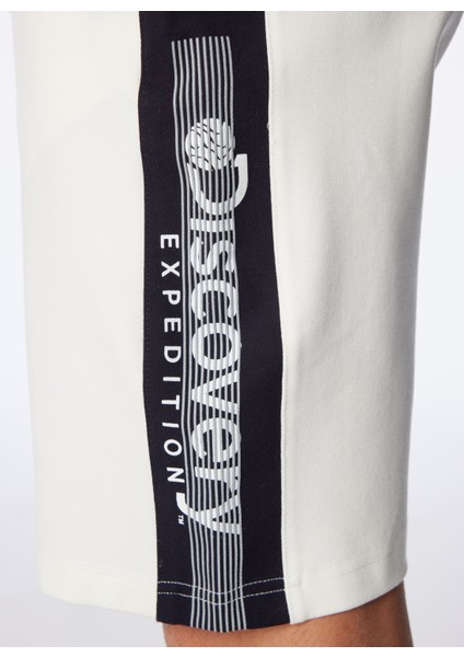 Kırık Beyaz Erkek Baskılı Sweat Şort D4SM-SHT3218 fırsatları