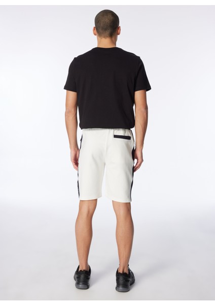 Kırık Beyaz Erkek Baskılı Sweat Şort D4SM-SHT3218 indirimleri