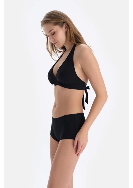 Siyah Boyshort Bikini Alt