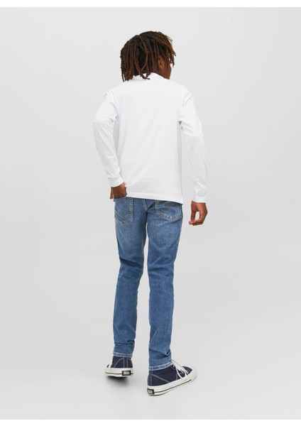 Normal Bel Açık Mavi Erkek Denim Pantolon Jjıglenn Jjorıgınal Mf 071 Noos Jnr indirimleri