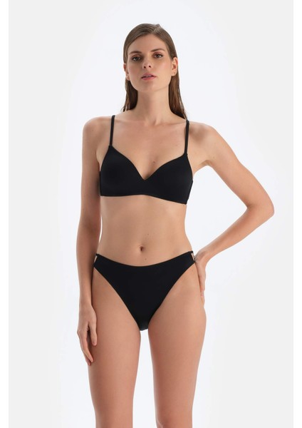 Siyah Düşük Bel Bikini Alt