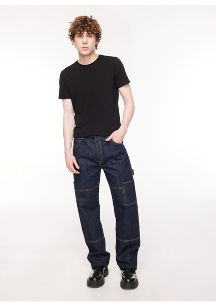 Normal Bel Erkek Denim Pantolon DT10392_MONTERO Cargo Fit