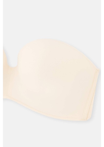 Ekru 1105KC Clarıce Yarı Dolgulu Straplez Yandan Destekli Sütyen modelleri