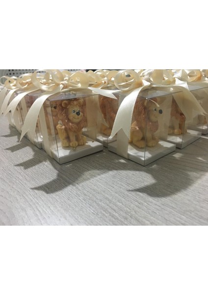 Aslan Mum 15ADET,DOĞUM Günü Hediyesi, Bebek Mevludu, Sünnet Hatırası, Babyshower,diş Partisi,yenidoğan Hediyelik Mum