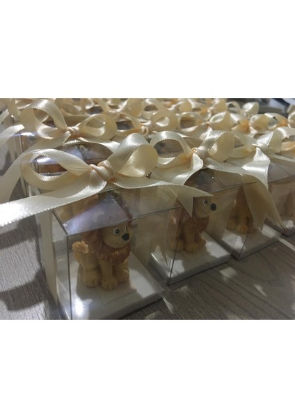 Aslan Mum 15ADET,DOĞUM Günü Hediyesi, Bebek Mevludu, Sünnet Hatırası, Babyshower,diş Partisi,yenidoğan Hediyelik Mum