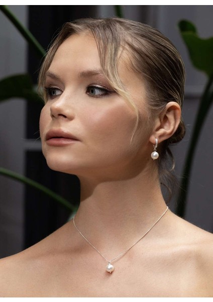 Hailey 925 Ayar Gümüş Inci Küpe modelleri