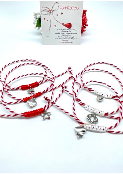 Hediyelik 6’lı Marteniçka Dilek Şans Bileklik Seti