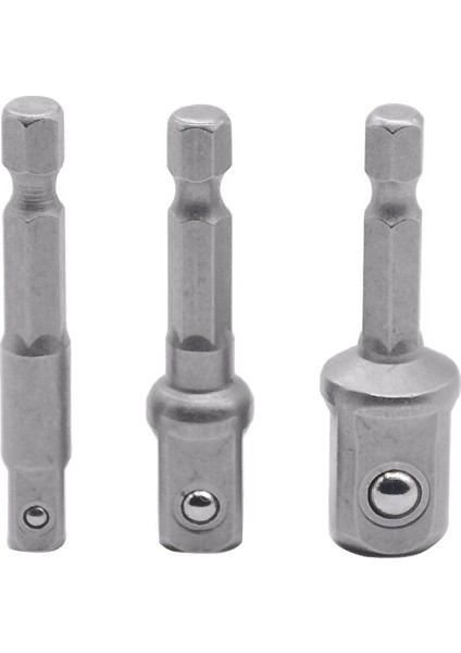 3 Adet/grup 50MM Krom Vanadyum Çelik Soket Adaptörü Hex Shank 1/4 "3/8" 1/2" Uzatma Matkap Uçları Bar Altıgen Uç Seti Elektrikli El Aletleri (Yurt Dışından)