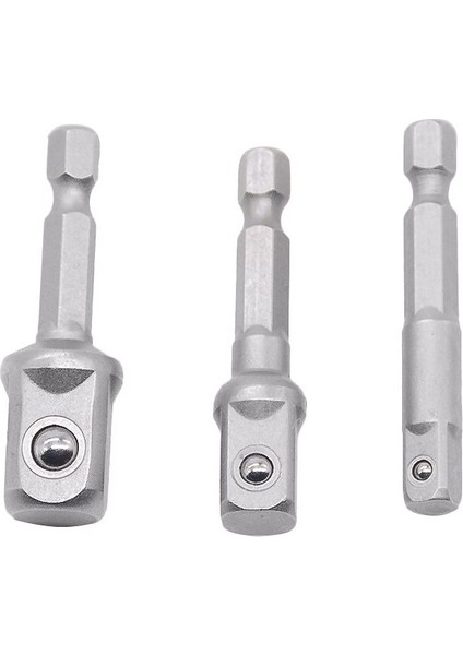 3 Adet/grup 50MM Krom Vanadyum Çelik Soket Adaptörü Hex Shank 1/4 "3/8" 1/2" Uzatma Matkap Uçları Bar Altıgen Uç Seti Elektrikli El Aletleri (Yurt Dışından)