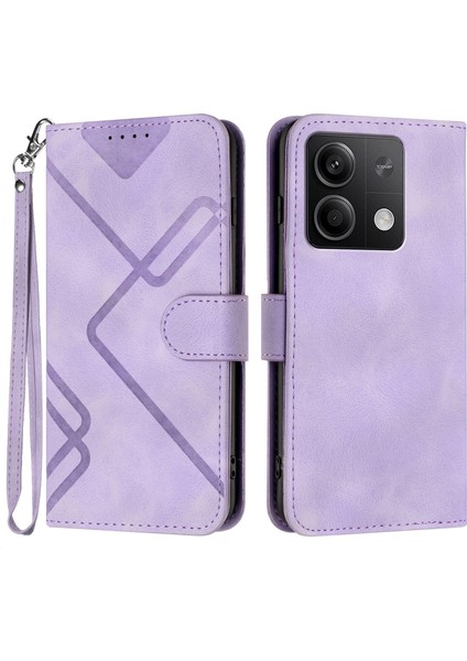 Xiaomi Redmi Note 13 5g Için Kılıf Kart Yuvası Standlı Flip Cüzdan Pu Deri Manyetik Kapak (Yurt Dışından)
