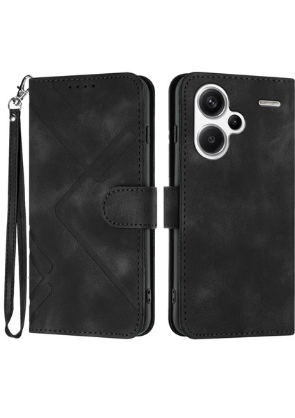 Xiaomi Redmi Note 13 Pro Plus Için Kılıf Kart Yuvası Standlı Flip Cüzdan Pu Deri Manyetik Kapak (Yurt Dışından)