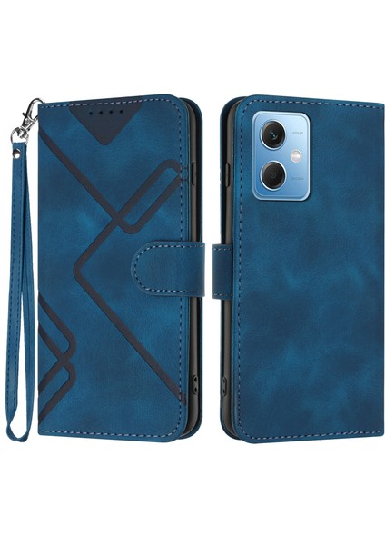 Xiaomi Redmi Note 12 5g Için Kılıf Kart Yuvası Standlı Flip Cüzdan Pu Deri Manyetik Kapak (Yurt Dışından)