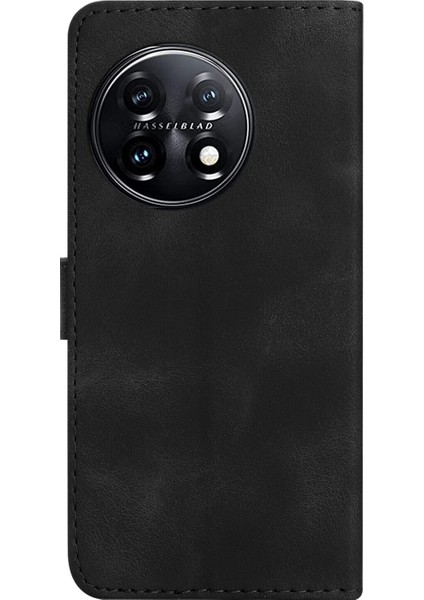 Oneplus 11 Için Kılıf Kart Yuvası Standlı Flip Cüzdan Pu Deri Manyetik Kapak (Yurt Dışından)