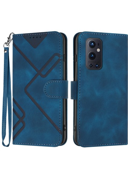 Oneplus 9 Pro Için Kılıf Kart Yuvası Standlı Flip Cüzdan Pu Deri Manyetik Kapak (Yurt Dışından)
