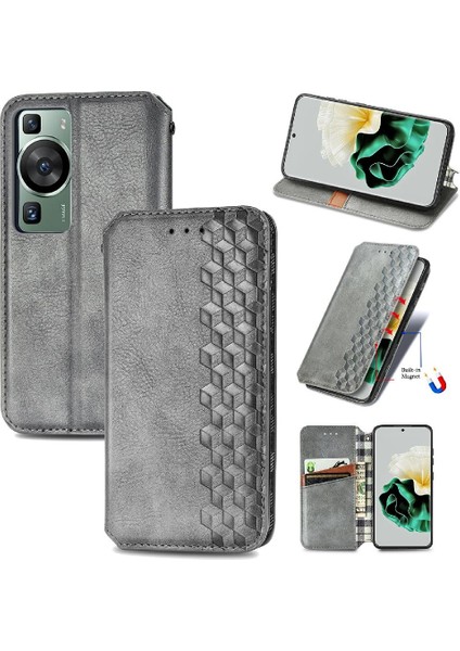 Huawei P60 Zarif Iş Cüzdan Fonksiyonu Için Kılıf Deri Kılıf Flip (Yurt Dışından) fırsatları
