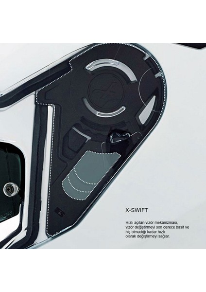 SX.100 Kapalı Kask Mat Siyah fiyatları