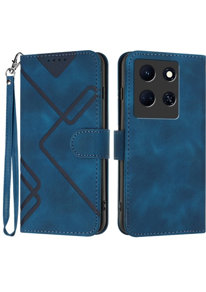 Infinix Note 30 5g Için Kılıf Kart Yuvası Standlı Flip Cüzdan Pu Deri Manyetik Kapak (Yurt Dışından)