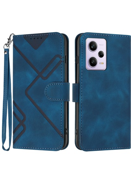 Xiaomi Redmi Note 12 Pro Için Kılıf Kart Yuvası Standlı Flip Cüzdan Pu Deri Manyetik Kapak (Yurt Dışından)